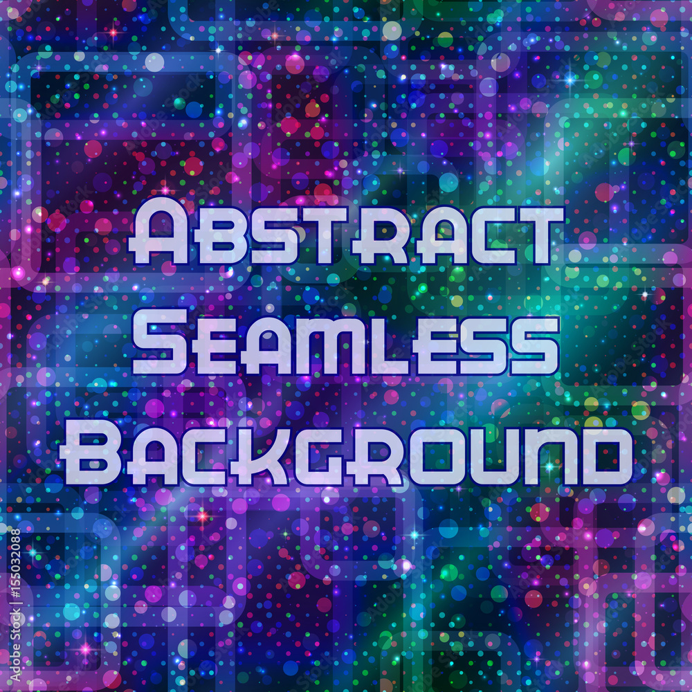 Abstract Seamless Background with Colorful Geometrical Figures. Eps10, Contains Transparencies. Vector Abstract Seamless Background with Colorful Geometrical Figures. Eps10, Contains Transparencies. Vector