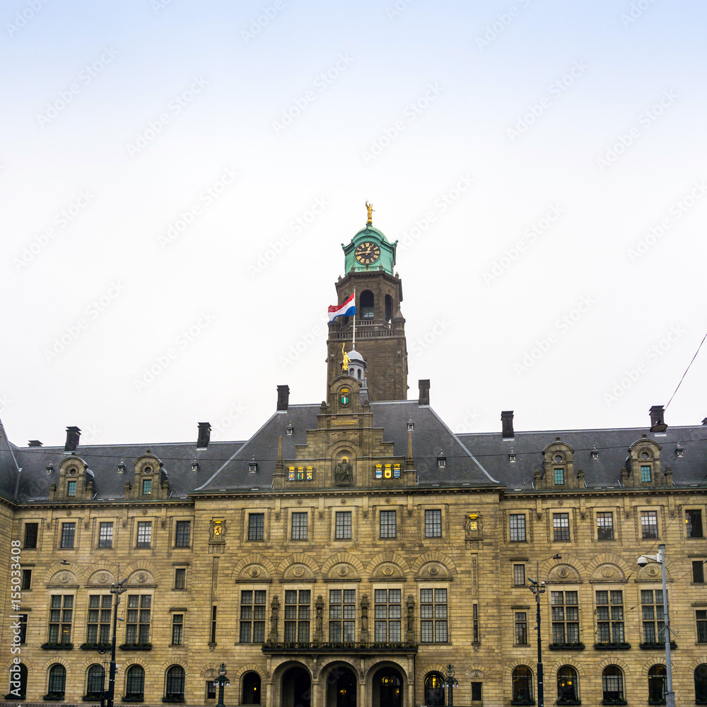 Obraz premium Old Town of Rotterdam City Netherlands