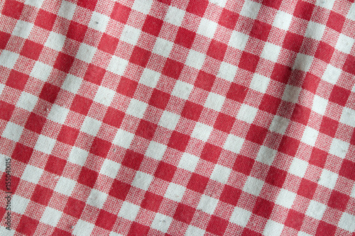 Vintage picnic tablecloth.