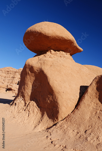 Hoodoo in Goblin Valley State Park in Utah photo