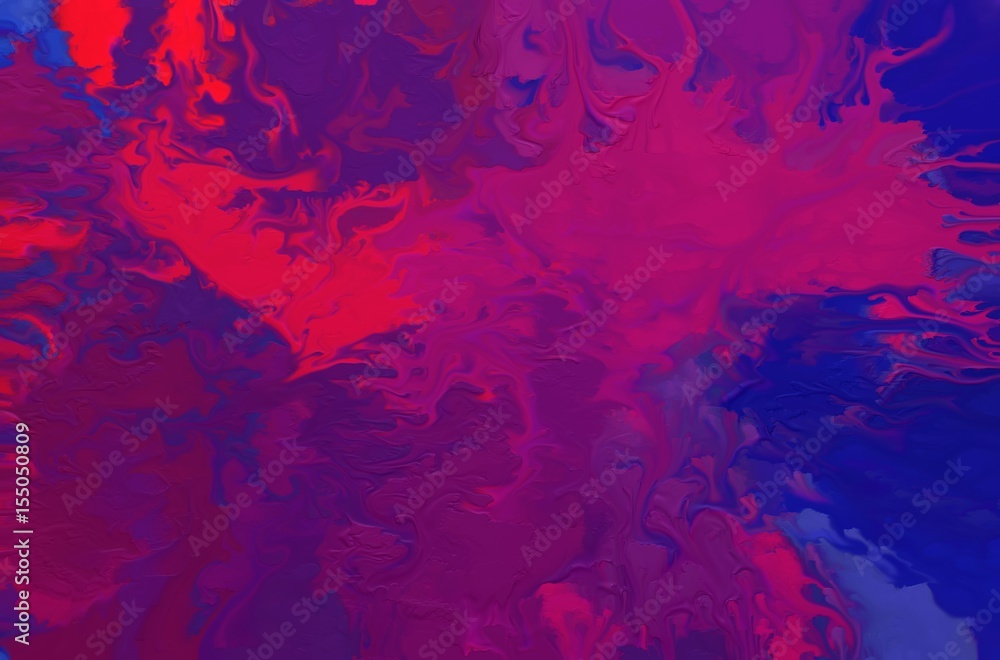 Abstract oil painting background. Colorful digital illustration.