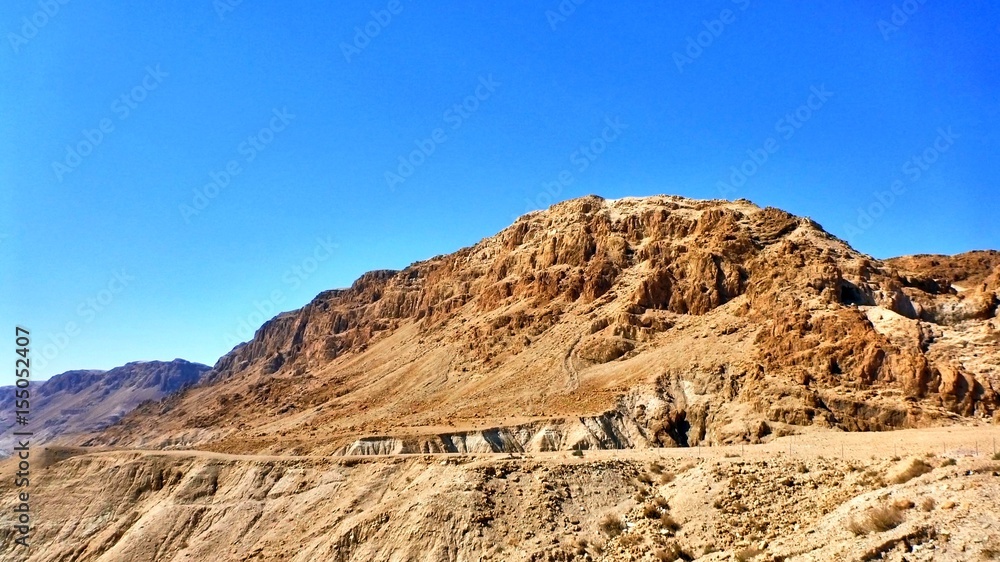 View of canyon in Judaean Desert