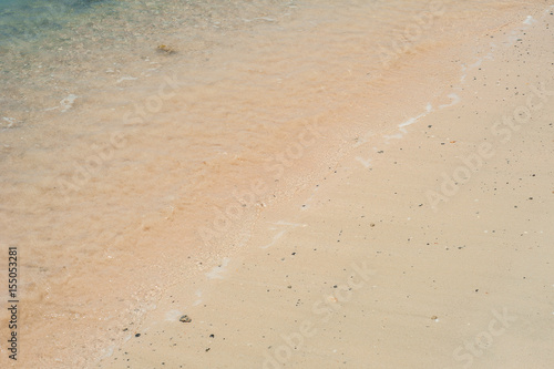 Obraz na płótnie Elafonisi beach, beautiful pink sand and blue water, Greece, Crete w salonie