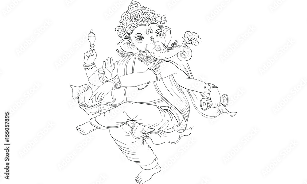 Fototapeta premium Lord Ganesha