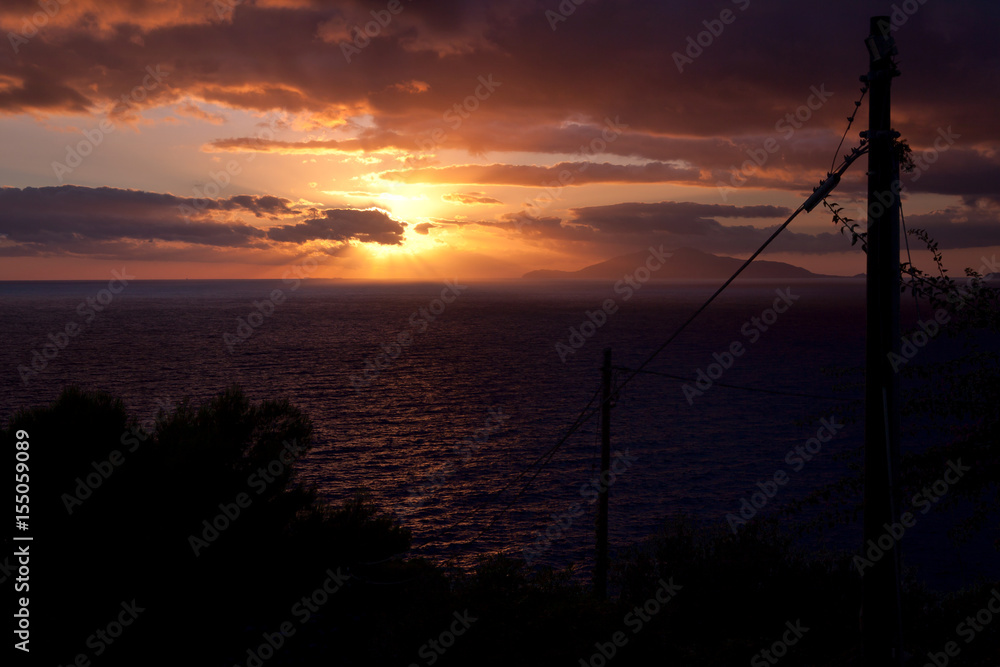 Sunset on Capri