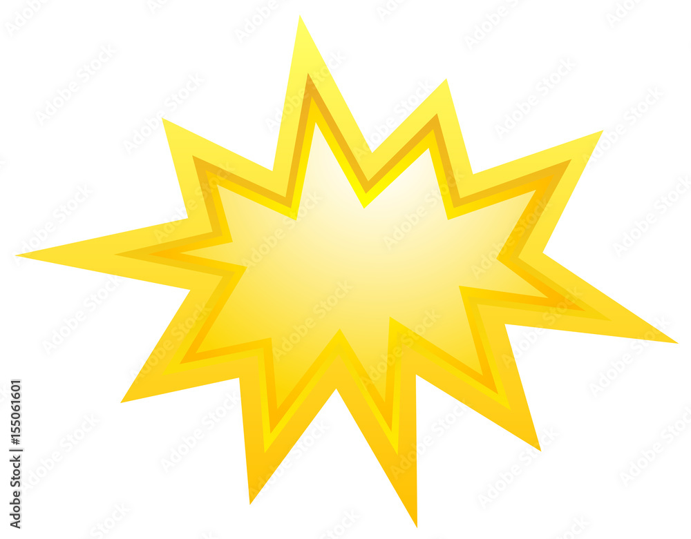 Vector bursting star illustration eps 10 Vector bursting star illustration eps 10