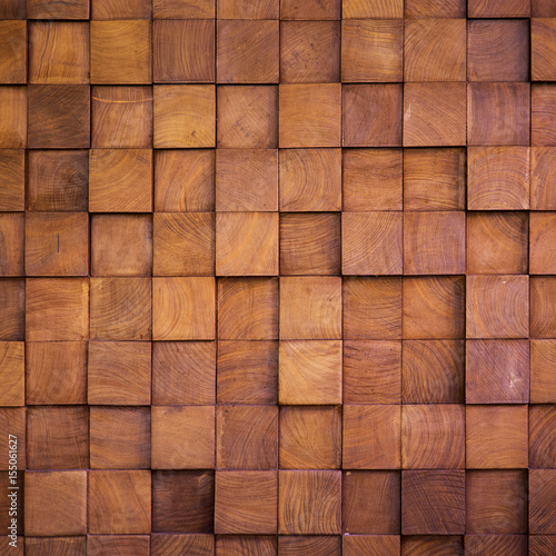 Wall texture with wood cube © Rawich Liwlucksaneey