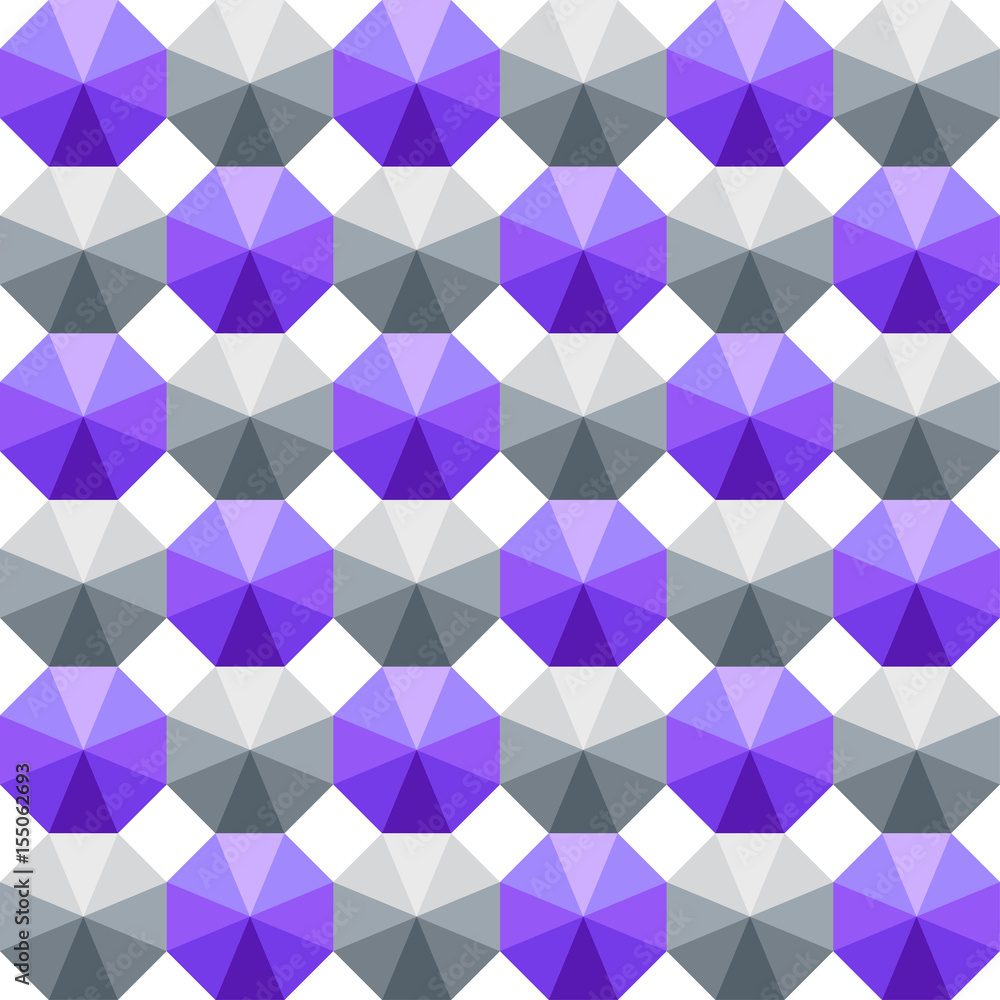 Fototapeta premium Abstract repeat vector illustration made of 3d circles