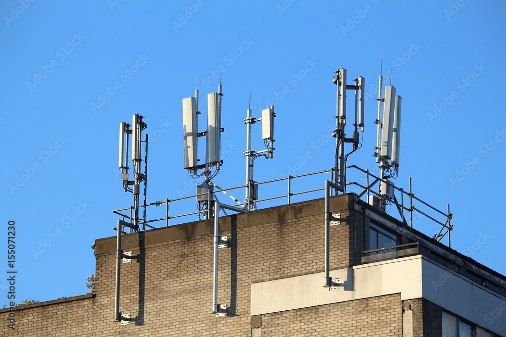 Obraz premium Mobile phone transmitters