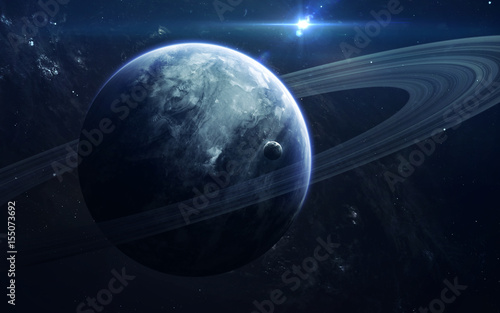 Fototapeta Naklejka Na Ścianę i Meble -  Deep space beauty, planets, stars and galaxies in endless universe. Elements of this image furnished by NASA