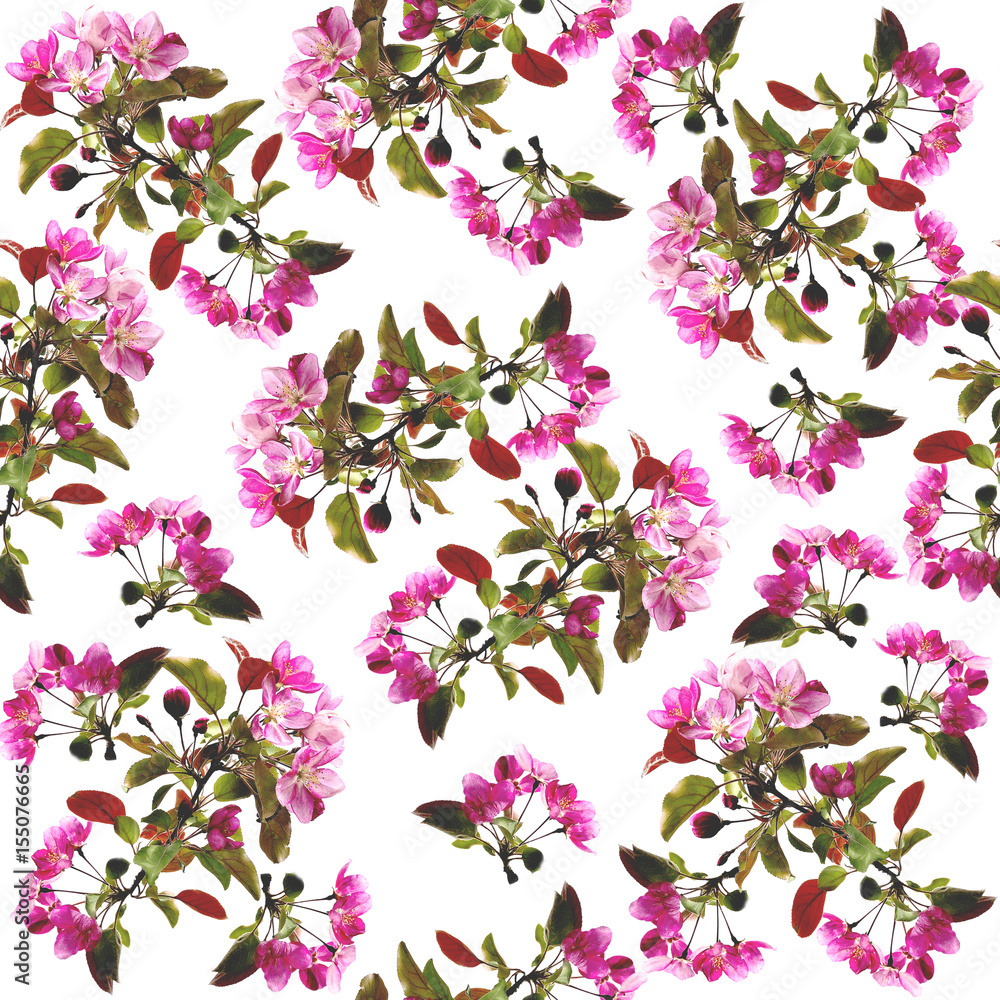 Floral seamless pattern - spring background