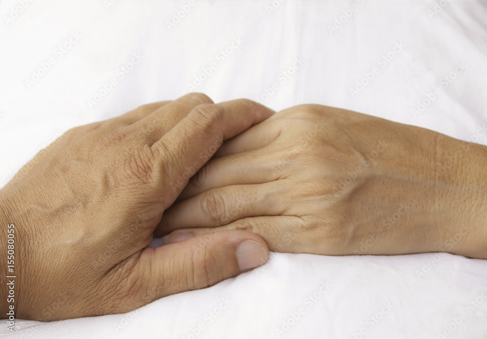 hand massage in the salon on a white background closeup hand massage in the salon on a white background closeup