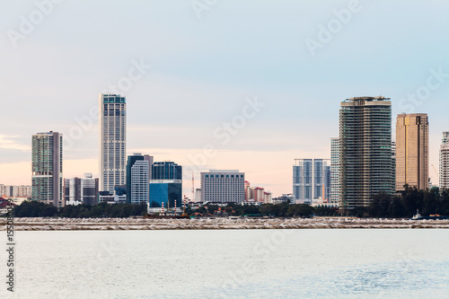 View of metropolitan George Town city, Penang © keongdagreat