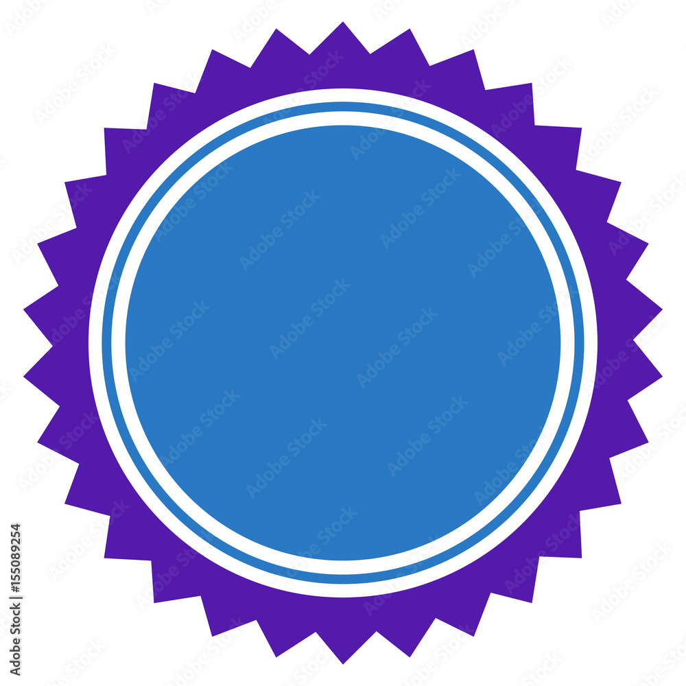 Round Seal Stamp flat vector illustration. An isolated illustration on a white background. Round Seal Stamp flat vector illustration. An isolated illustration on a white background.