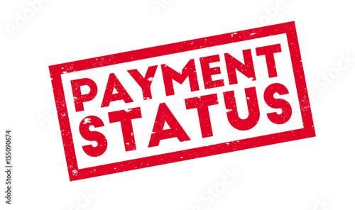 Payment Status rubber stamp. Grunge design with dust scratches. Effects can be easily removed for a clean, crisp look. Color is easily changed.