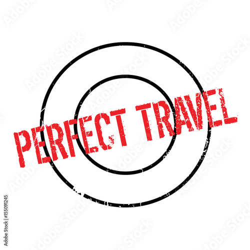 Perfect Travel rubber stamp. Grunge design with dust scratches. Effects can be easily removed for a clean, crisp look. Color is easily changed.