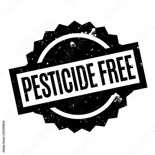 Pesticide Free rubber stamp. Grunge design with dust scratches. Effects can be easily removed for a clean, crisp look. Color is easily changed.