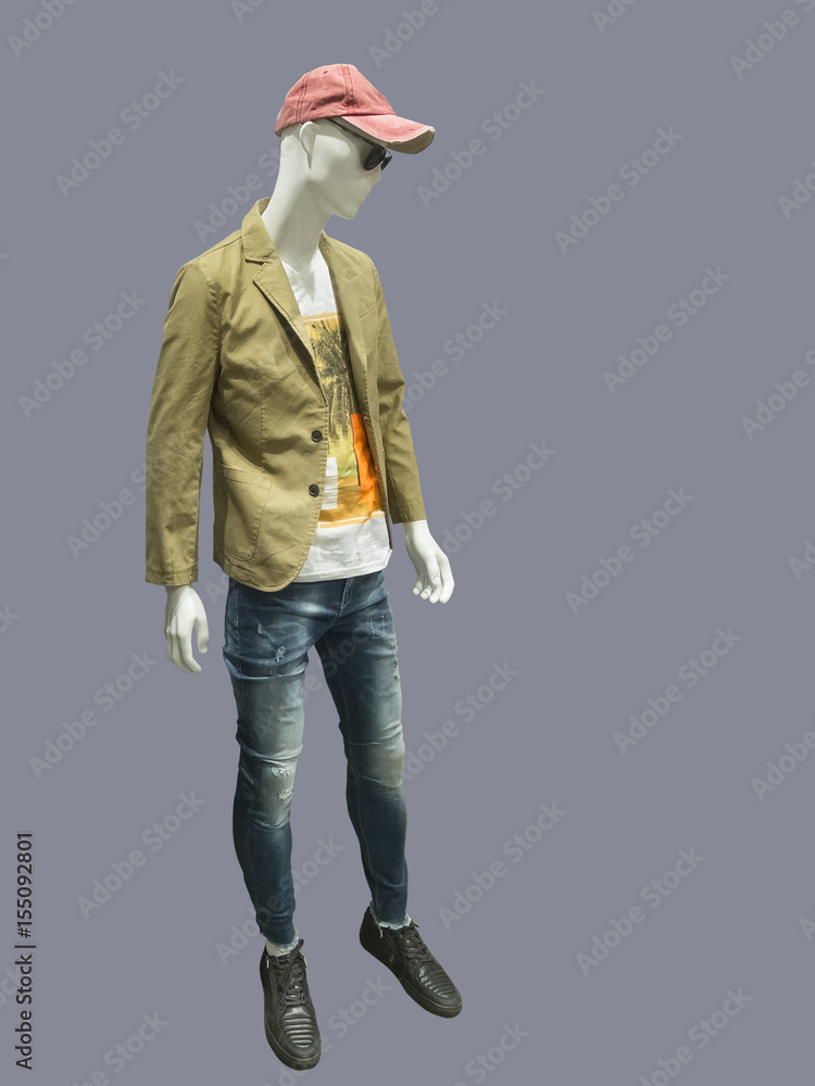 Naklejka premium Full-length male mannequin