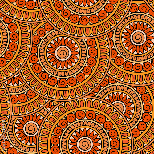 Abstract vector tribal ethnic   seamless pattern