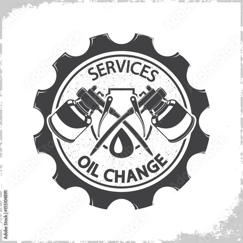 Oil change services logo