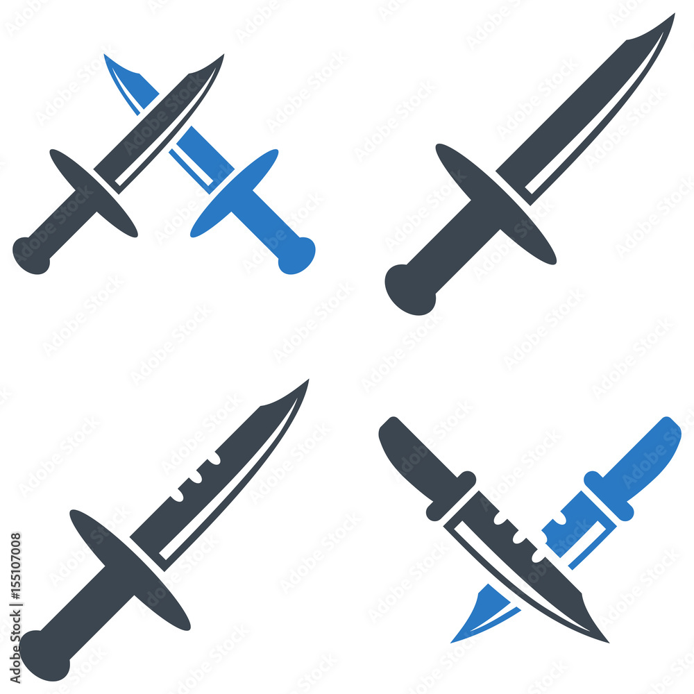 Sword flat vector pictogram set. An isolated icons on a white background. Sword flat vector pictogram set. An isolated icons on a white background.