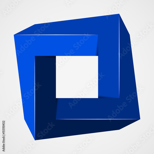 Blue penrose tetragon
