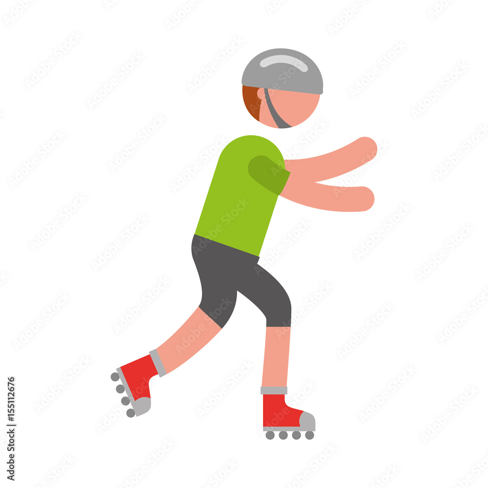 ethlete practicing skate avatar vector illustration design ethlete practicing skate avatar vector illustration design