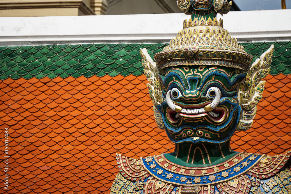 Fototapeta premium Bangkok great palace sculpture