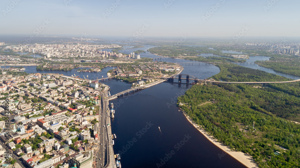 City landscape. aerial photography