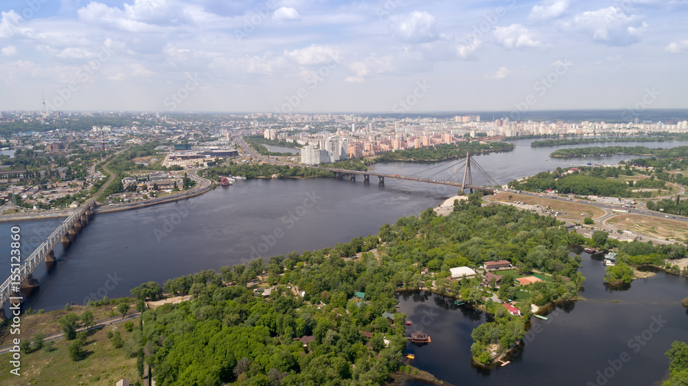 Fototapeta premium City landscape. aerial photography