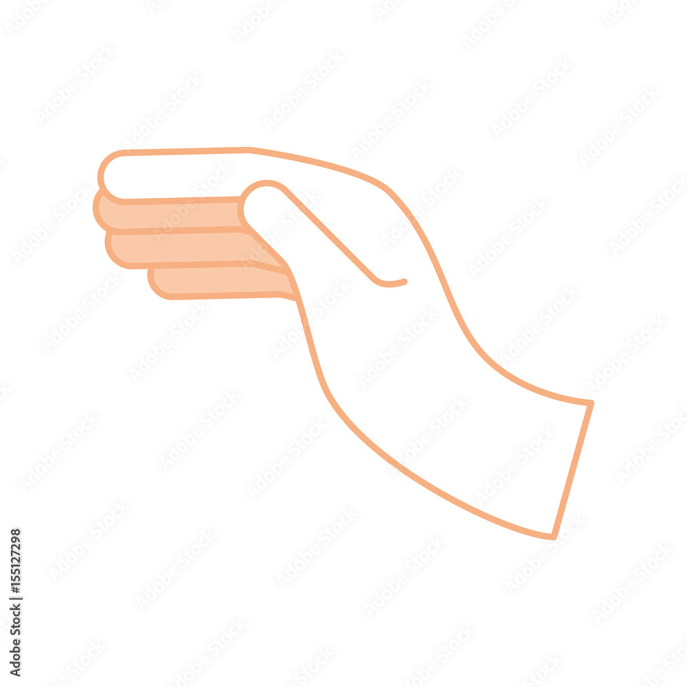 hand human asking icon vector illustration design hand human asking icon vector illustration design