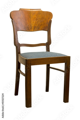 Wallpaper Mural Vintage Art deco Chair isolated on white background Torontodigital.ca