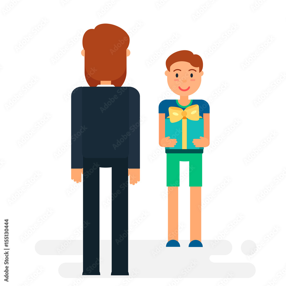 Obraz premium Happy Fathers Day