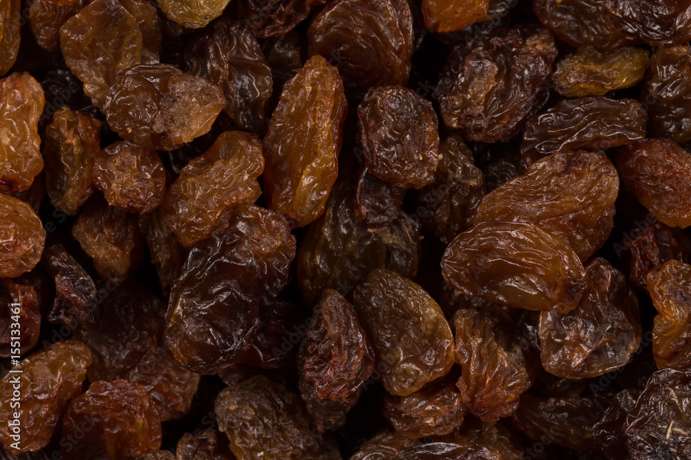 Obraz premium Sweet raisins background
