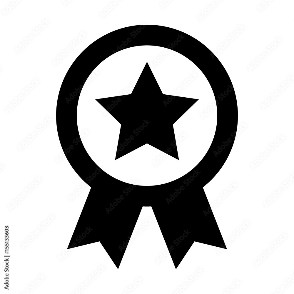 american medal with star vector illustration design american medal with star vector illustration design