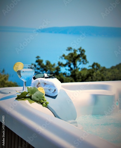 Fotografia whirlpool wasser wellness beauty