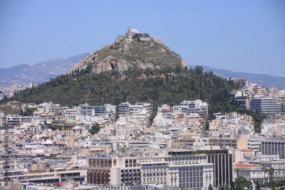 Athènes - Colline de Lycabèthe
