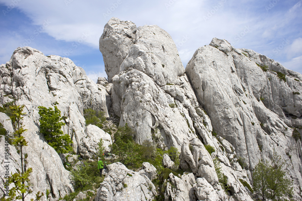 Tulove grede, part of Velebit mountain, landascape