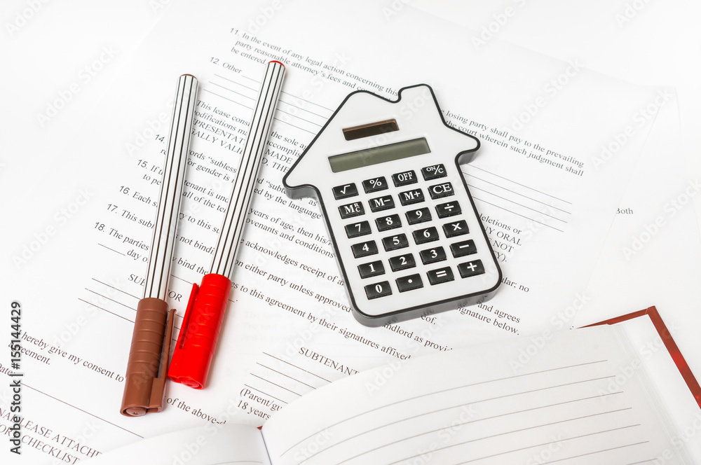 Calculator and contract - seal, purchase and investment Calculator and contract - seal, purchase and investment