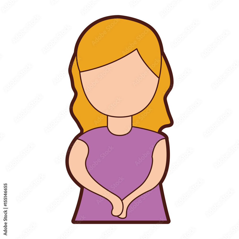 young woman avatar character vector illustration design young woman avatar character vector illustration design