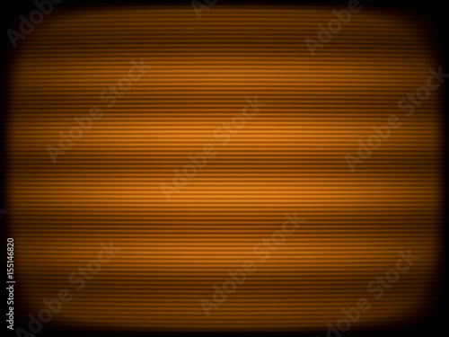 Horizontal orange tv scanlines illustration background