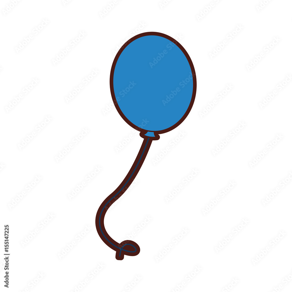 balloon air party icon vector illustration design balloon air party icon vector illustration design