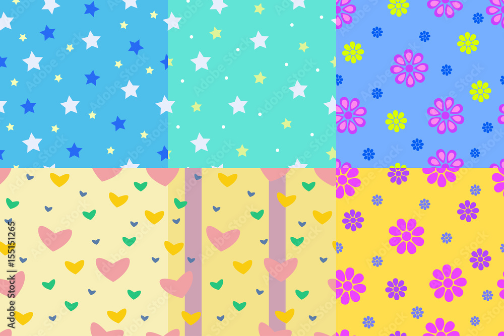 Kid pattern seamless background for your children Kid pattern seamless background for your children