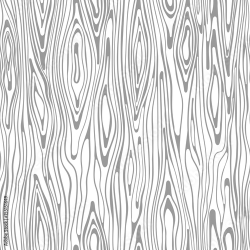 Seamless pattern, wood black and white texture background