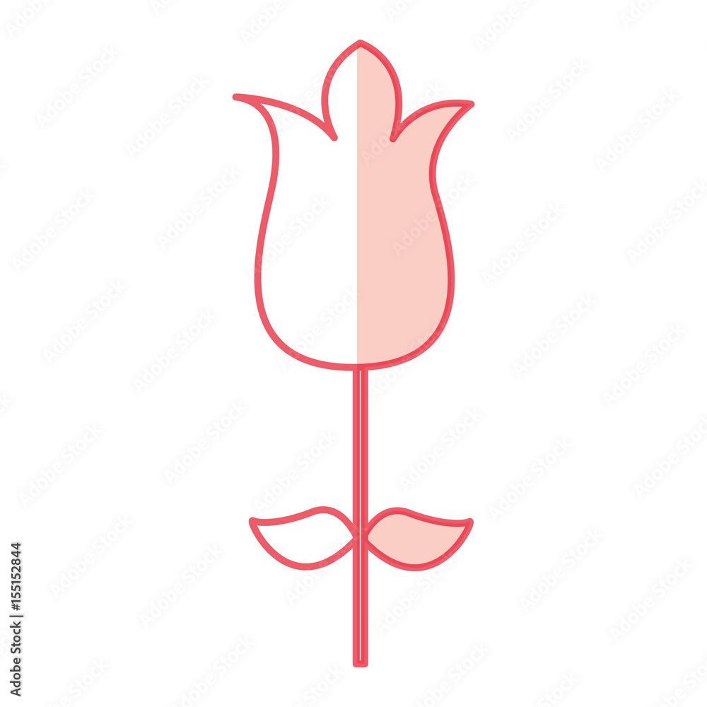 Fototapeta premium cute rose garden isolated icon vector illustration design