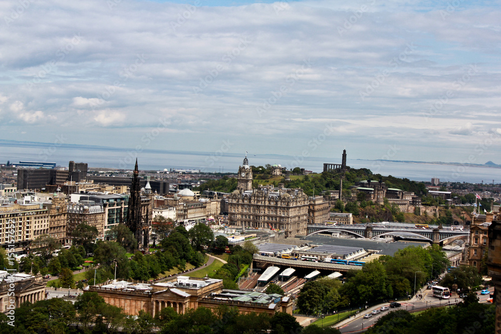 Top view Edinburgh