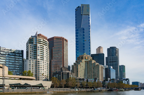 Beautiful cityscape of Southbank neighbourhood in Melbourne © Olga K