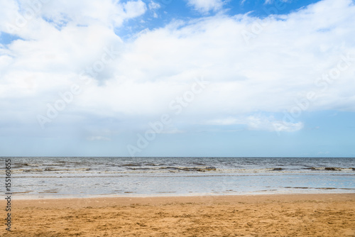 Formby Beach near Liverpool on a sunny day