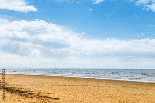  Formby Beach  near Liverpool on a sunny day