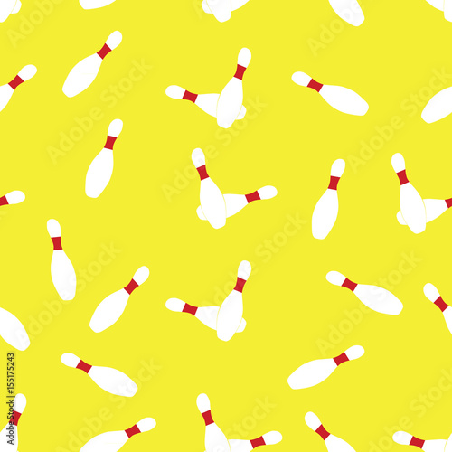Seamless background with bowling balls for bowling